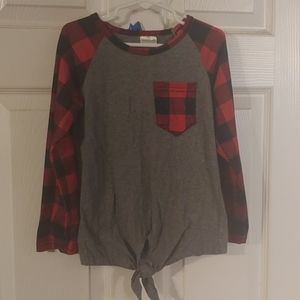 Girls Sz XL ( 6/6x) Longsleeved Raglan Top